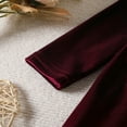 thumbnail image 5 of FYMNSI Toddler Baby Girl Velvet Long Sleeve Dress Ruffle Party Gown Dress Christmas Fall Winter Dress, 5 of 7