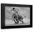 thumbnail image 1 of Wang, Yun 24x20 Black Modern Framed Museum Art Print Titled - Ram Rodeo, 1 of 5