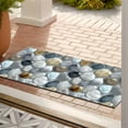 thumbnail image 5 of ERK Corridor Stone Patterned Carpet 3D Pebble Pattern Entrance Mat Slip Washable,50x120cm, 5 of 5