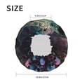 thumbnail image 4 of KLL Forest Mushroom Skull Pattern Shower Cap & Bath Cap for Women,Reversible Oversized Waterproof Shower Caps for all Hair Lengths,Elastic Reusable Bathing Hair Cap, 4 of 6
