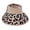 Pink, variant on Women Sun Visors Wide Brim Foldable Packable Ponytail Beach Hat Straw Leopard Roll Up Bow Visor Sun Hats