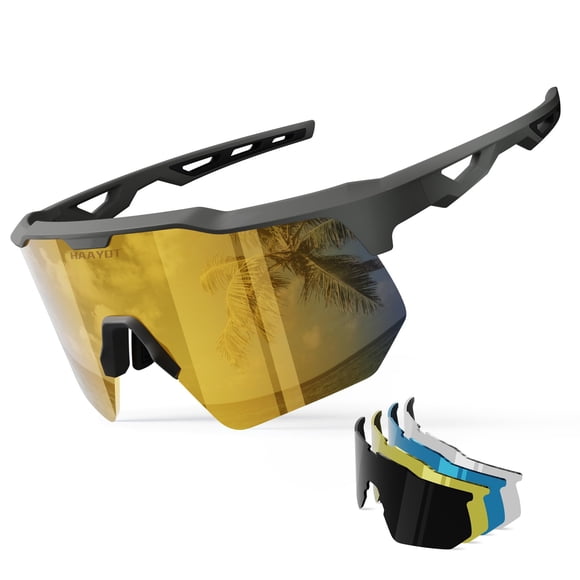Gafas Deportivas Polarizadas para Ciclismo HAAYOT con 5 Lentes