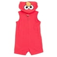 thumbnail image 2 of Sesame Street Elmo Hooded Cosplay Sleeveless Romper Newborn to Little Kid, 2 of 5