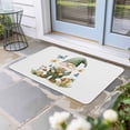 thumbnail image 2 of Spring Green Gnomes Doormat Outdoor Entrance 20"x31.5", Mushroom Gift Botanical Absorb Moisture Dirt Door Mats, Non-Slip Rubber Backing Floor Mats Indoor, Low-Profile Front Door Rugs, 2 of 9