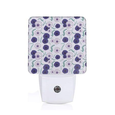 

Sigee Daisies Flowers for Night Lights Plug into Wall Dusk to Dawn Sensor Warm White Led Night Light 0.5W for Kid Hallway