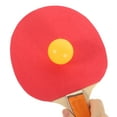 thumbnail image 3 of CIMAXIC Rubber Faced Table Tennis Racket Beginner Training Ping-pong Board Table Tennis Racket Set,9.65"X5.91"X0.39", 3 of 5
