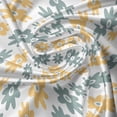 thumbnail image 5 of Ambesonne Garden Valance Pack of 2, Retro Daisies, 42"X12", Almond Green Mustard, 5 of 5