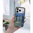 thumbnail image 5 of WIRESTER Shockproof Soft Rubber Cover Case for Apple iPhone 17 Pro 6.3" 2025, Starry Night Over The Rhone, 5 of 5