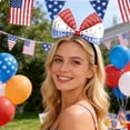 thumbnail image 5 of Patriotic Headband for 4th of July - Independence Day Hair Accessories with Themed Design, Holiday Party Favors and Supplies for Memorial Day and Patriotic Celebrations, H, 9.06 Inch, 3 PCS, 5 of 6