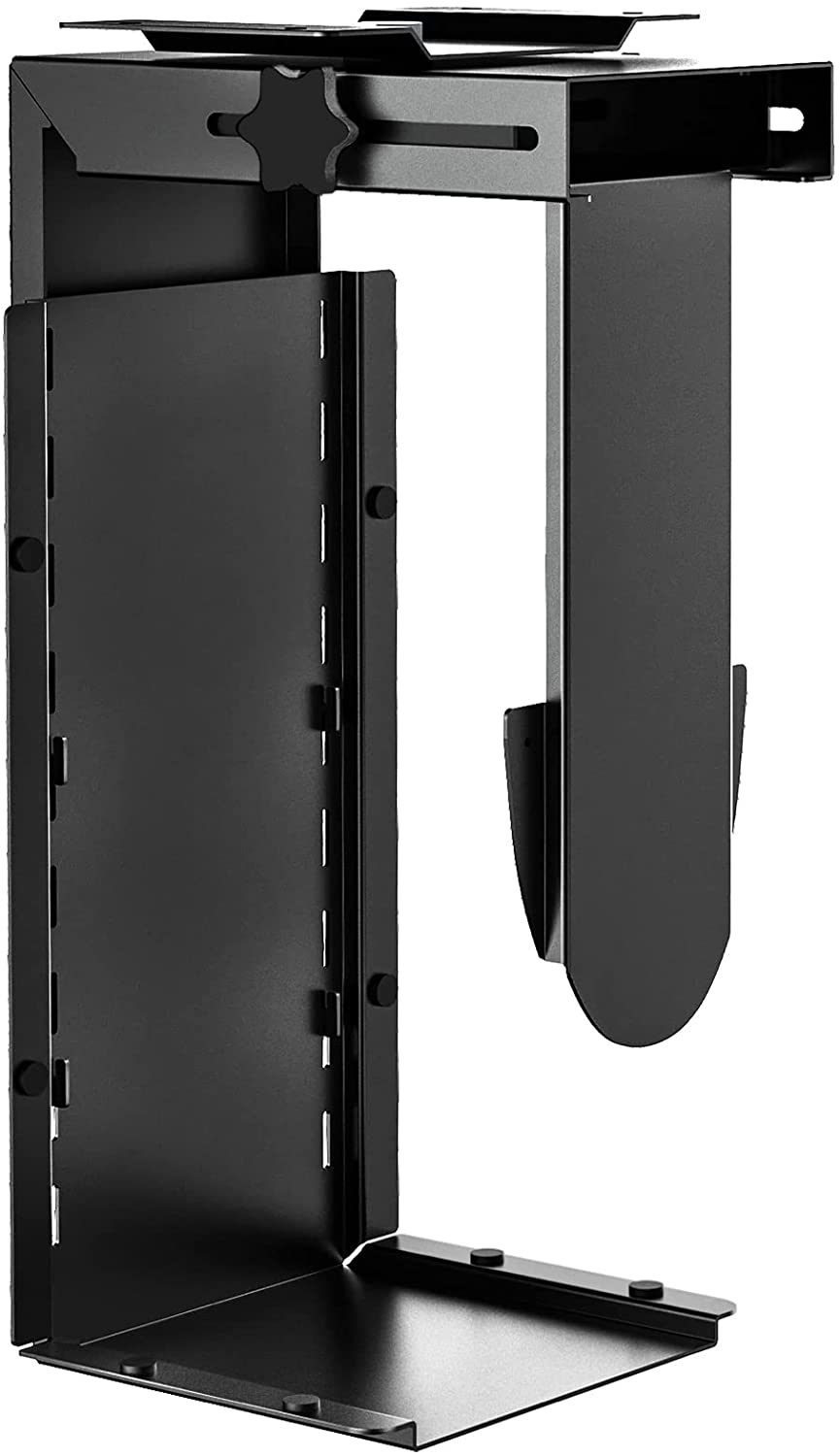 CPU Holder Under Desk Mount Computer Tower Wall And Under Counter