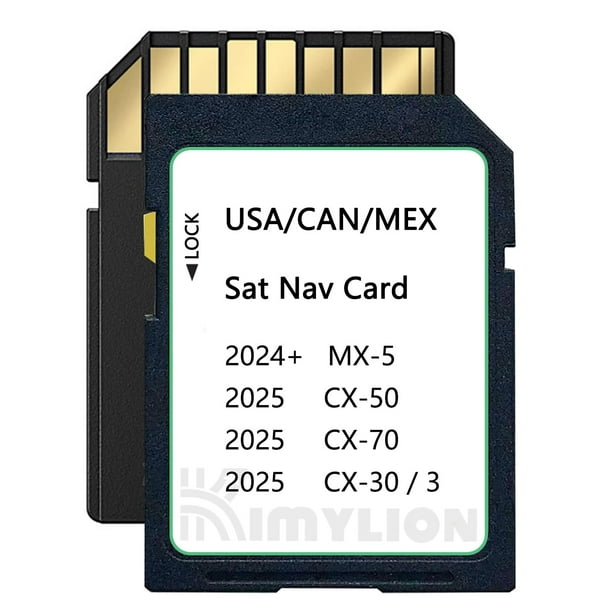 Tarjeta SD de navegación Kimylion mejorada compatible con 2025 CX-50/3/CX-30/CX-70, 2024+ MX-5
