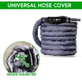 thumbnail image 4 of OVO Universal Padded Hose Cover, Fits All 30 to 32 ft Central Vacuum Hose, Machine Washable, Easy to Install with Zipper, 4 of 6