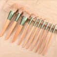 thumbnail image 4 of Professional Makeup Brush Set, Wooden Handle Makeup Brush Set Soft 10pcs Reusable Portable Easy To Use  For Party For Travel, 4 of 8