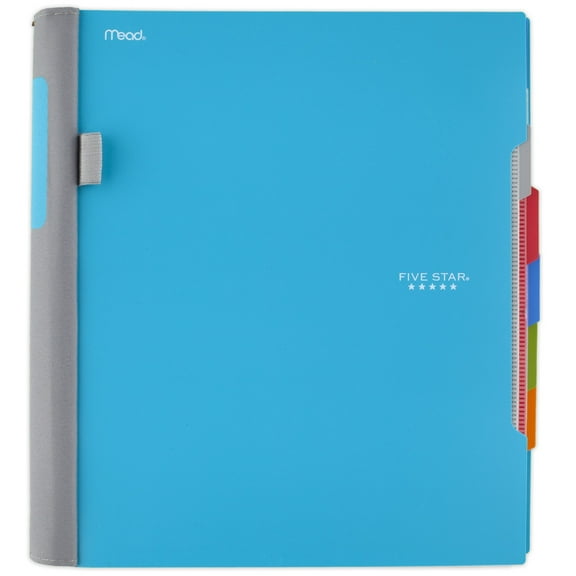 Five Star Advance Notebook - 5 Subject, 200 Count College Ruled, Teal