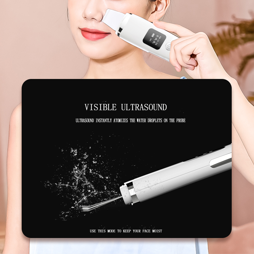 Facial Skin Cleaner - Pore Cleaner Blackhead Remover with 4 modes, deep cleansing and skin repair, beauty enhancement tools