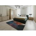 thumbnail image 5 of Ahgly Company Machine Washable Indoor Rectangle Transitional Cloudy Gray Area Rugs, 7' x 10', 5 of 7