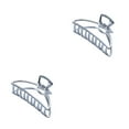 thumbnail image 4 of maskred Pinces à Griffes Mode Grand Style Simple Pratique Style Simple Robuste Accessoires Exquis Barrettes pour Femmes Blanc/arc 2Ensemble, 4 of 6