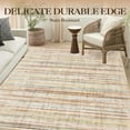 thumbnail image 6 of Living Room Rug,Foldable Farmhouse Rug,Non Slip Braided Print Farmhouse Accent Rug, Soft Throw Carpet,Stain Resistant Washable Rug Low Pile Front Door Mat for Office Dining Room, 6 of 7