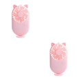 thumbnail image 3 of Guardoinrt Mini Ventilateur Portable Poche de Table USB Personnelle Ventilateurs Rechargeables Chaton Rose 2Set, 3 of 6