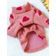 thumbnail image 3 of Valentine's Day 1pc Pet Love Heart Striped Base Shirt, 3 of 5