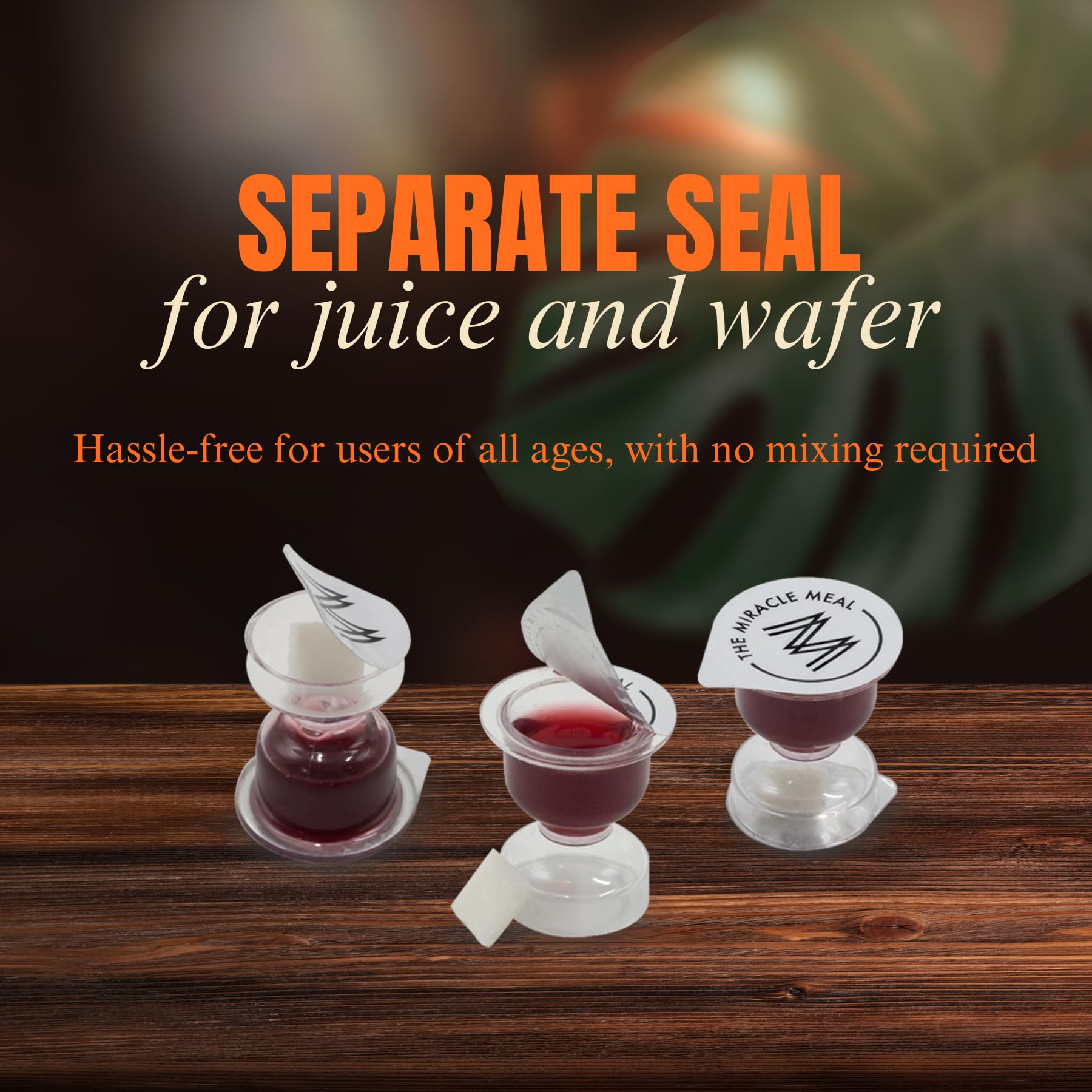 DISCOVERY PRODUCTS Chalice Prefilled Communion Cups: 100% Concord Grape Juice & Wafer - Box of 100 for Divine Communion Experiences!