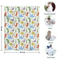 thumbnail image 4 of Colorful Dinosaurs Skating Pattern Blanket,Comfortable Soft Lamb Wool Throw Blanket,All Season,Warm Lightweight Blankets for Sofa Bed Couch Living Room Chair,30"x40", 4 of 4