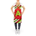 thumbnail image 2 of Christmas Oranment Holiday Initial Letter A  Apron, 2 of 4