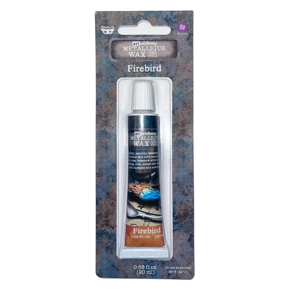 PRIMA MARKETING INC Art Alchemy- Metallique Wax- Firebird .68oz (20ml) UPC 655350966720