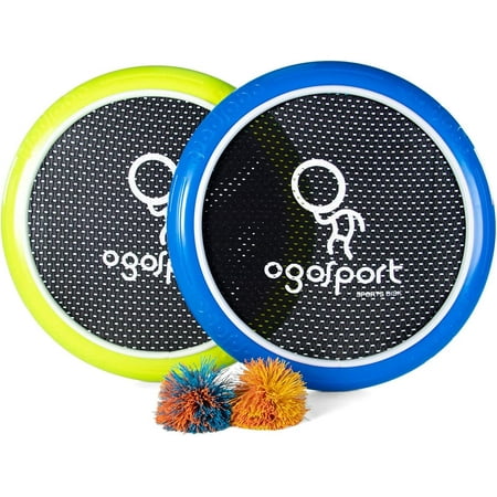 UPC: 0891381001911 | OgoDisk XS Disc Set with 2 OgoSoft Balls – 12 Inch Bouncy Disk Toy for Outdoors Lawn & Pool – Throw Toss & Catch Game – Kids & Adults 8+