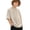 Khaki, variant on Boys T Shirts Spring Summer Casual Drop Shoulder Crew Neck Elbow Sleeve Kids Oversized T Shirt Y2k Tops