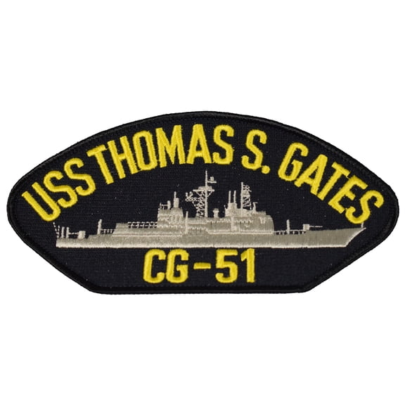 USS THOMAS S.GATES CG-51 SHIP PATCH - GREAT COLOR - Veteran Owned Business