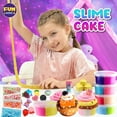 thumbnail image 2 of Mantequilla para magdalenas Slime Kit FunKidz, 36 paquetes de 140 ml para niñas, 2 of 9