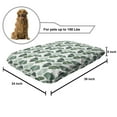 thumbnail image 2 of Gingko Pet Bed, Mother Nature Ginkgo Biloba Tree Leaves Homeopathic Therapy Foliage Pattern, Resistant Pad for Dogs and Cats Cushion with Removable Cover, 24" x 39", Green and White, by Ambesonne, 2 of 4
