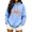 Light Blue, variant on Hoodies for Women Oversized Crab Ladies Summer Lightweight Hooded Sweatshirt Ocean Beach Graphic Pullover Long Sleeve Hoodie Top with Pocket