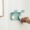 thumbnail image 2 of Soporte para secador de pelo Toystoory montado en la pared verde, 2 of 6