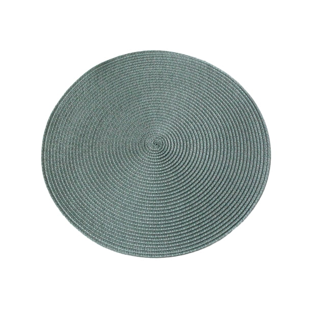 Inteprter Manteles individuales redondos, resistentes y duraderos, para un azul de agua dulce ligero y versátil Type3 NO3