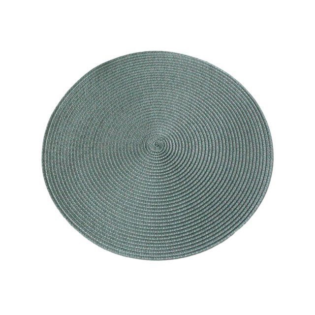 Inteprter Manteles individuales redondos, resistentes y duraderos, para un azul de agua dulce ligero y versátil Type3 NO3