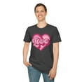 thumbnail image 6 of Love Heart, Gildan Unisex Softstyle T-Shirt, Retro Heart Graphic Tee, S-3XL, 6 of 6