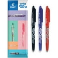 thumbnail image 1 of Pilot Stylo à Bille Roulante Effaçable par Friction/chaleur FR7 - Moyen 0,7 mm - Portefeuille de 3 - Noir, Bleu, Rouge, 1 of 4