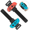 Wrist Bands For Just Dance 2021 2020 2019 For Nintendo Switch Joy Con & Oled Model Joy Con, Adjustable Elastic Strap For Joy-Cons Controller, Two Size For Adults And Children, 2 Pack (Black)
