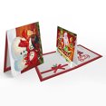 thumbnail image 4 of ZHAOCHENG Tarjetas de felicitación navideñas, 8 paquetes de pintura de diamantes 5D Tarjeta de felicitación navideña para Navidad (D) - Campanas navideñas, renos, muñecos de nieve, tarjetas y sobres d, 4 of 5