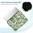 thumbnail image 2 of FORMRS 13-13.3 inch Laptop Sleeve Case Soft Carrying Quilted Computer Bag Cover, Green Floral, 2 of 7