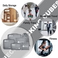thumbnail image 3 of Somago 6 Pcs Packing Cubes for Travel with Clothes Shoes Cosmetics Toiletries Storage Bags Luggage Organizers for Suitcase Travel Essentials, 3 of 6