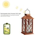 thumbnail image 1 of Solarlaterne für außen，TakemeEuro Solarlampe für Außen Gartendeko Weiß Solar Gartenlaterne (latón) Ormromra LL-0762, 1 of 6