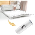 thumbnail image 2 of Lot de 2 Sacs de Rangement sous Vide pour Matelas - Sacs de Rangement sous Vide Extra Larges avec Double Fermeture Éclair, Réutilisables et Économisant de l'Espace, Protection, Sacs de Rangement sous Vide Adaptés pour 200 * 100, 2 of 5
