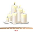 thumbnail image 2 of Candle Wick Holders- 100 Pcs Wooden Candle Wick Holders for Large and Multi Wick Candles, Wick Centering Devices Candle Wick Bars for Candle Making, 2 of 3