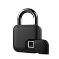 thumbnail image 6 of Smart Padlock Fingerprint & APP Unlocking 300mAh Rechargeable Fingerprint BT Lock Keyless 10 Sets Fingerprints IP65 Waterproof Anti-Theft Security Padlock Door Luggage Case Outdoor (Black), 6 of 8