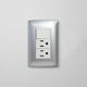 thumbnail image 3 of Kit 2 PLACAS con CONTACTO DOBLE y 1 apagador Sanelec gris, 3 of 6