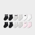 thumbnail image 7 of Nike Jordan Infant Ankle 6-Pack Socks Black/White/Pink/Grey Size 6-12 M, 7 of 7