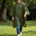 thumbnail image 2 of Sentmoon Waterproof Jacket Lightweight Raincoat Packable Outdoor Hooded Windbreaker Ponchos Adult, 2 of 6